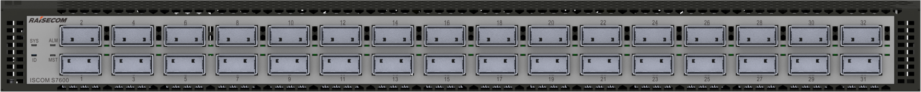 Raisecom ISCOM S7600-32D - vista frontal